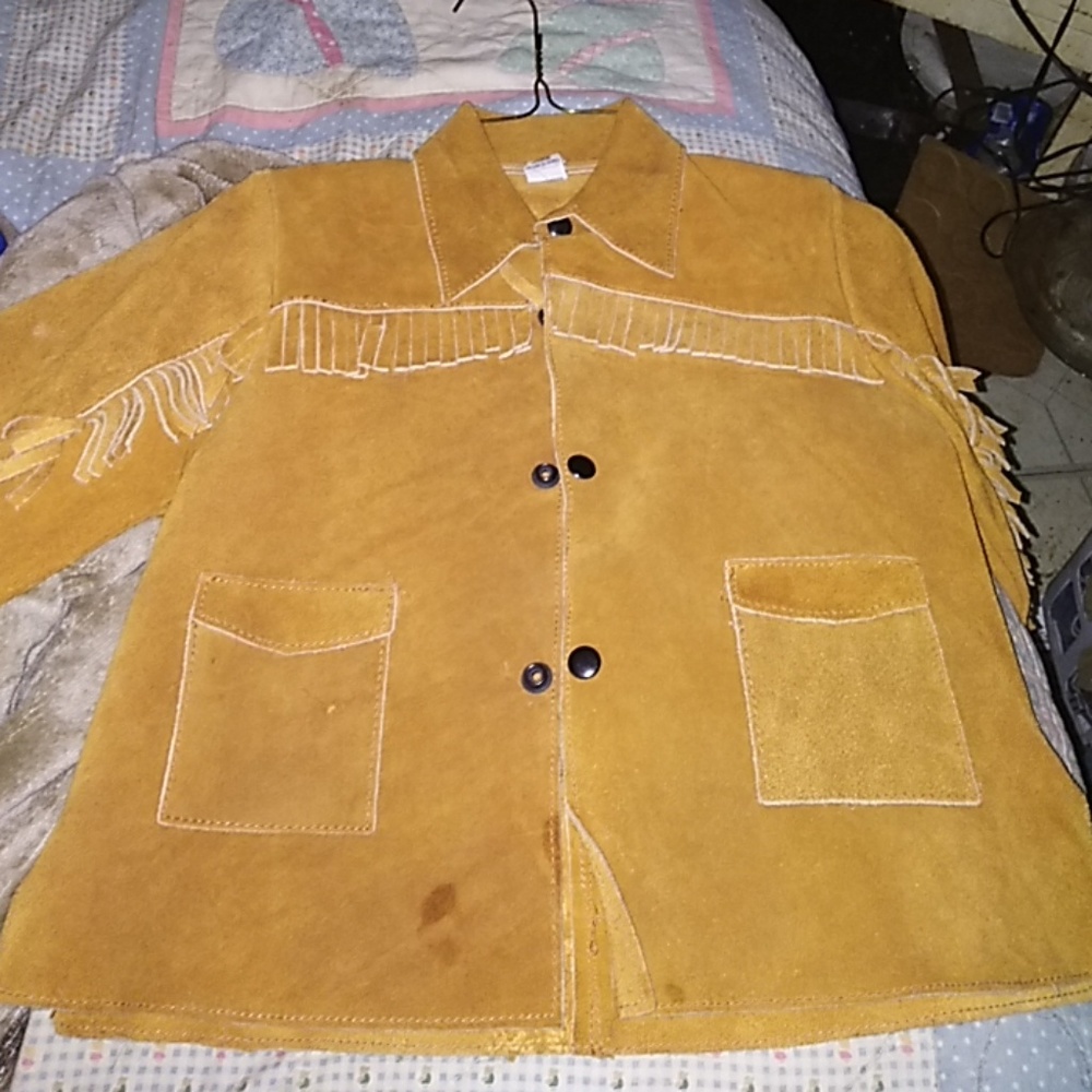 A leather kids jacket